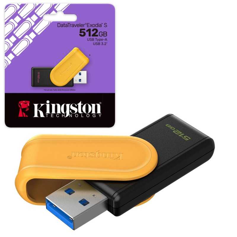 Kingston DataTraveler Exodia S 512GB DTXS USB 3.2 Gen 1 – Fast USB Pen Drive Kingston DataTraveler Exodia S 512GB DTXS USB 3.2 Gen 1 – Fast USB Pen Drive