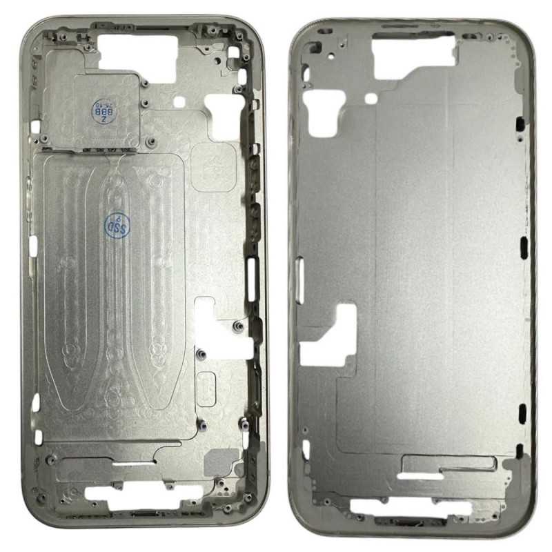 Middle Frame iPhone 15 with SIM Tray and Side Buttons for Apple | Yellow