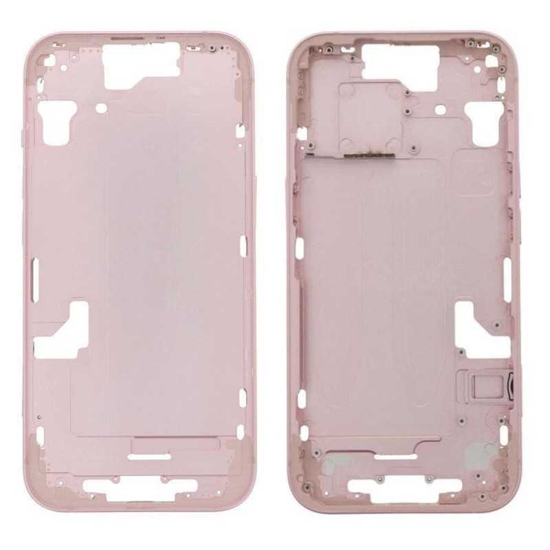 Middle Frame iPhone 15 with SIM Tray and Side Buttons for Apple | Pink
