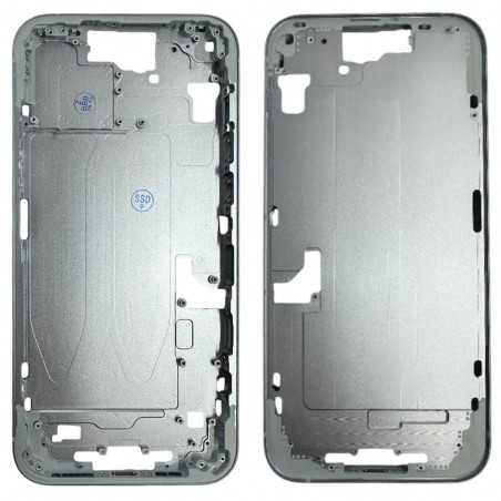 Middle Frame iPhone 15 Plus with SIM Tray and Side Buttons for Apple | Blue