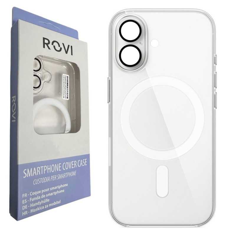 Rovi Custodia MagSafe iPhone 17 Cover per Apple | Trasparente