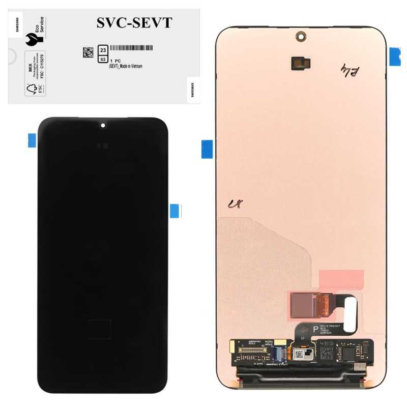 Samsung SERVICE PACK Display LCD ORIGINALE NO FRAME Galaxy S25+ PLUS 5G 2025 S936B