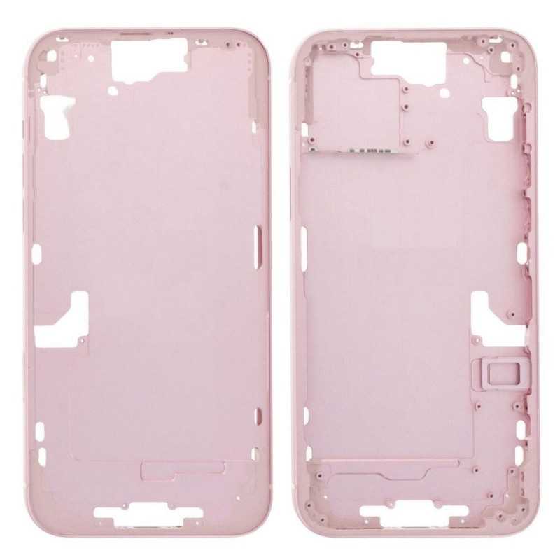 Middle Frame iPhone 15 Plus with SIM Tray and Side Buttons for Apple | Pink