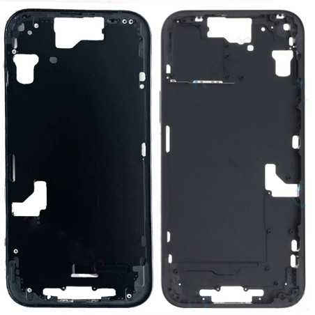 Middle Frame iPhone 15 Plus Telaio con Carrello Sim e Tasti Laterali per Apple | Nero