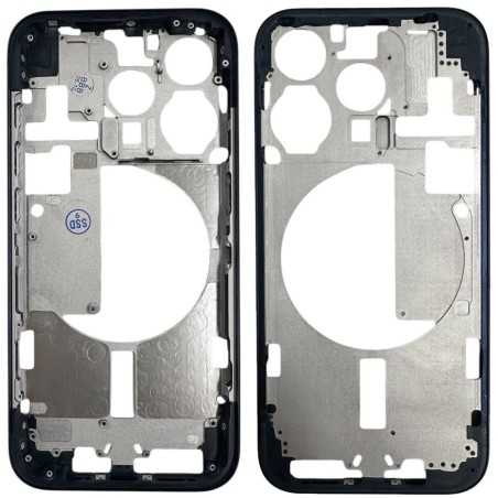 Middle Frame iPhone 15 Pro Telaio con Carrello Sim e Tasti Laterali per Apple | Blue