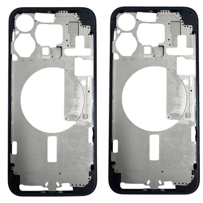 Middle Frame iPhone 15 Pro Max Telaio con Carrello Sim e Tasti Laterali per Apple | Blue