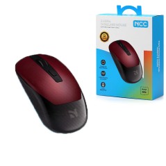 NCC M11 Wireless Mouse 2.4GHz with Adjustable DPI 800-1600 | Red
