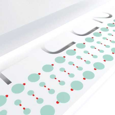 2UUL DA30 Adesivo Per Protezione Fotocamera SET 500 pezzi Ø 7mm + SET 500 pezzi Ø 12mm