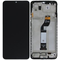 Xiaomi Service Pack Original LCD Display + Frame For Redmi 13C 4G 5G / Poco C65 4G | BLACK