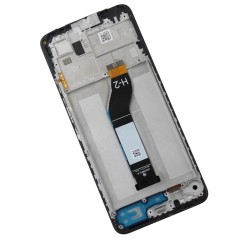 Xiaomi SERVICE PACK Display LCD ORIGINALE + Frame Per Redmi 13C 4G 5G / Poco C65 4G | NERO