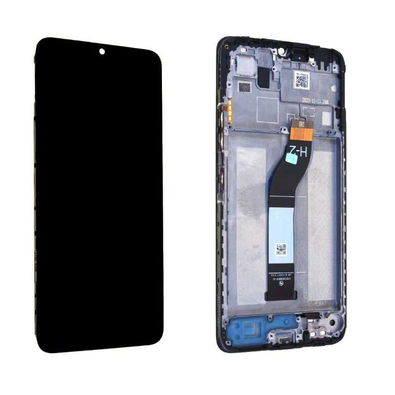 Xiaomi SERVICE PACK Display LCD ORIGINALE + Frame Per Redmi 13C 4G 5G / Poco C65 4G | NERO
