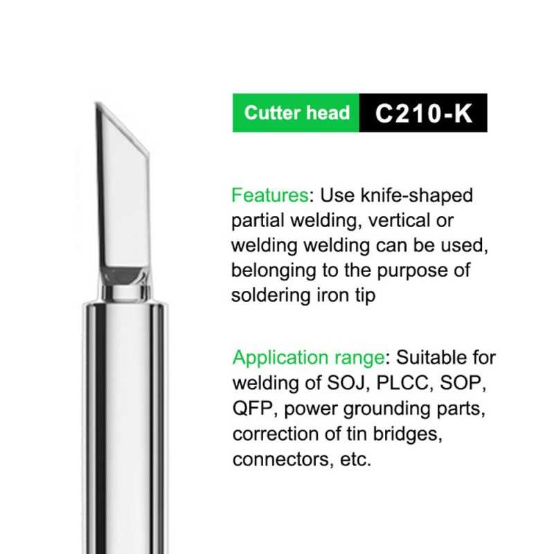 RELIFE RL-C210 Soldering Tip JBC Series Soldering Tip RL-C210-K