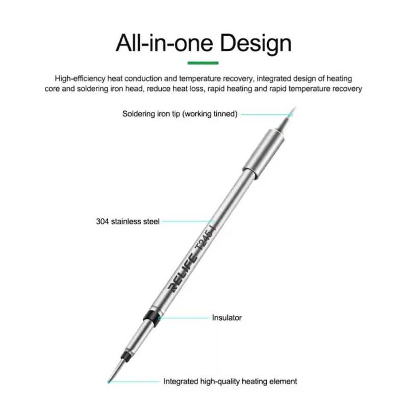 Relife RL-T245-I Straight Tip for C245 Soldering Station