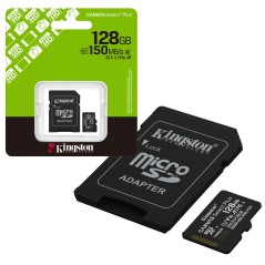 Kingston Canvas Select Plus MicroSd HC SDCS3 MicroSdXC 128GB CL 10 150MB/s