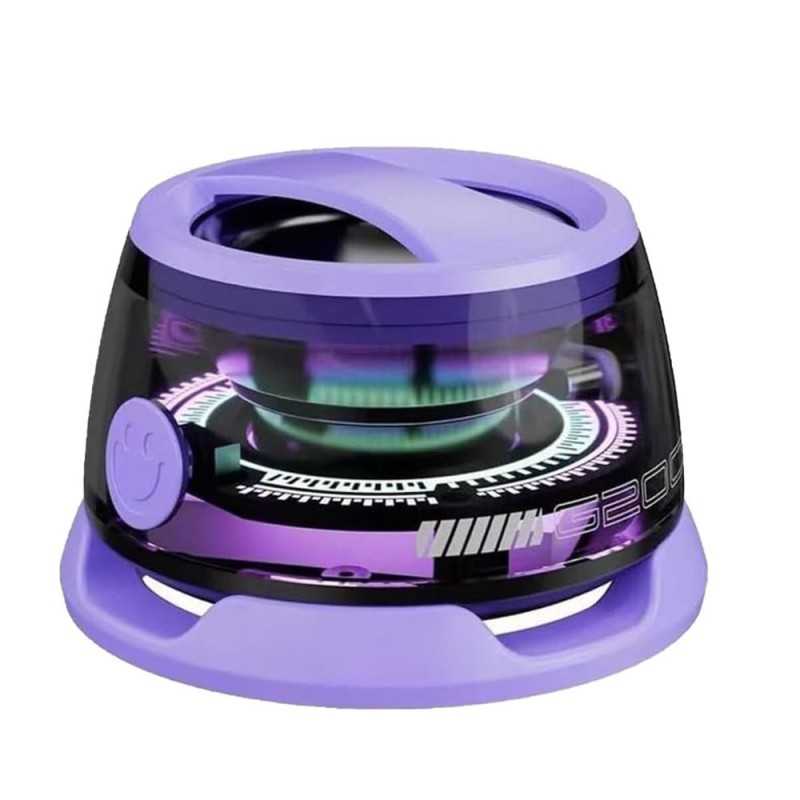 Altoparlante Bluetooth Magnetico G200 Luce a Colori multi-RGB e Supporto per Telefono Magbeat Impermeabile Azzurro