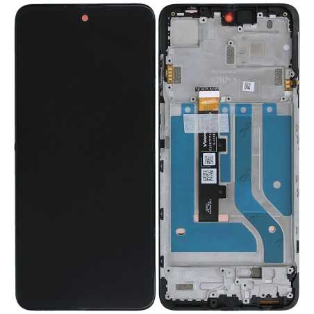  Motorola SERVICE PACK Display LCD ORIGINALE Frame Per Edge 20 Lite Bla