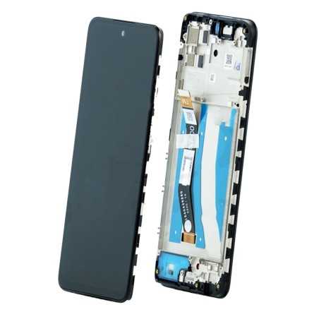 Motorola SERVICE PACK Display LCD ORIGINALE + Frame Moto G32 Mineral Grey 