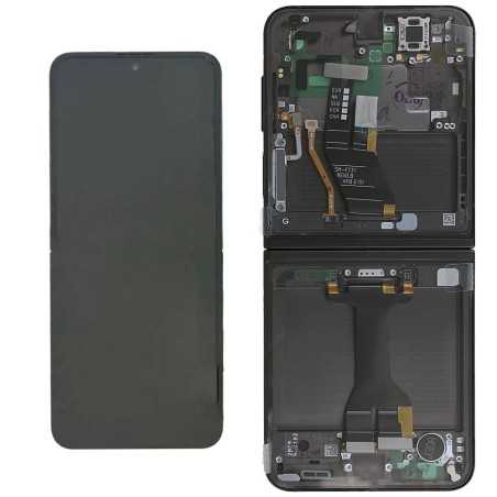Samsung SERVICE PACK Display LCD ORIGINALE + Frame Galaxy Z Flip 5 5G 2023 F731 Blue Inner