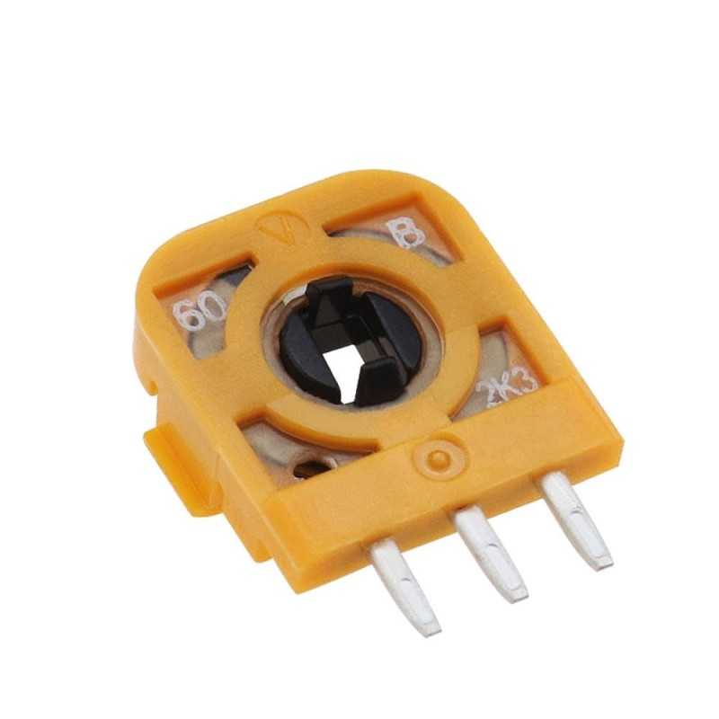 Potenziometro Trimmer 2.3 kOhm Per Riparazione Analogico PS5 Arancione | Polyshine Potenziometro Trimmer 2.3 kOhm Per Riparazione Analogico PS5 Arancione | Polyshine