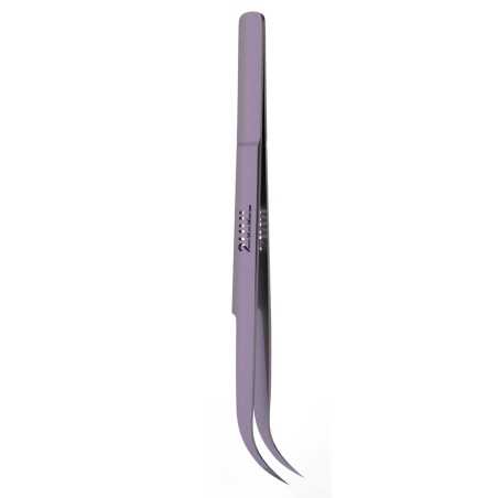 2UUL Ti22 Titanium Pliers Curved Tip | Purple