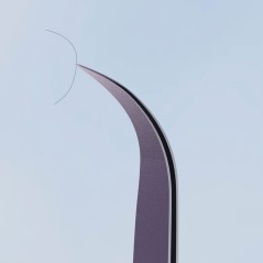 2UUL Ti22 Titanium Pliers Curved Tip | Purple