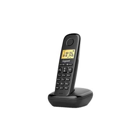 Gigaset START 100 Telefono Cordless ECO DECT Con Vivavoce | Nero