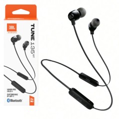 JBL Tune 135 T135BT Cuffie Auricolari Wireless Bluetooth in Ear Nero 