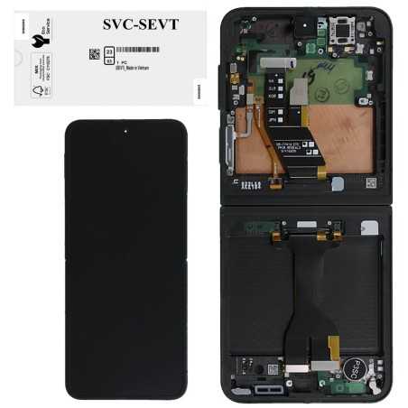 Samsung SERVICE PACK Display LCD ORIGINALE + Frame Per Galaxy Z Flip 6 5g F741 | Black Inner