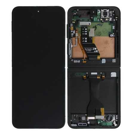 Samsung SERVICE PACK Display LCD ORIGINALE + Frame Per Galaxy Z Flip 6 5g F741 | Black Inner
