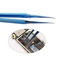 RELIFE RT-15C Ultra-Precision Titanium Alloy Tip Tweezers con Punta Curva