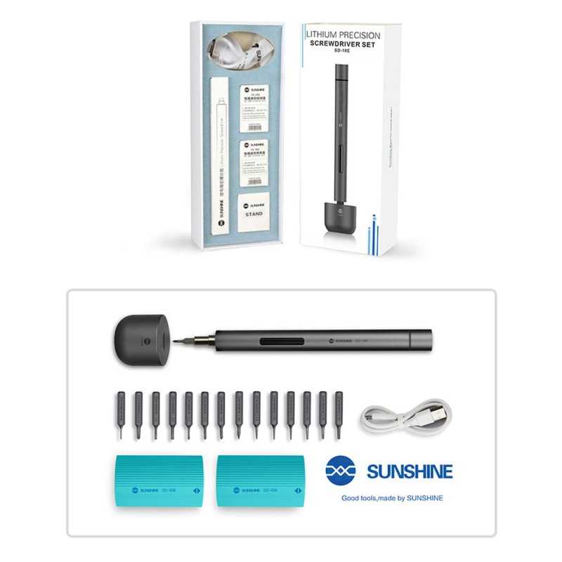 SUNSHINE SD-18E Set Cacciaviti Elettrico SUNSHINE SD-18E Set Cacciaviti Elettrico