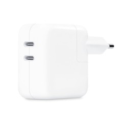 Apple 35W Dual USB-C Power Adapter – Fast Charging for iPhone, iPad, and MacBook Air