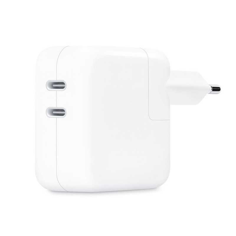 Apple 35W Dual USB-C Power Adapter – Fast Charging for iPhone, iPad, and MacBook Air Apple 35W Dual USB-C Power Adapter – Fast Charging for iPhone, iPad, and MacBook Air