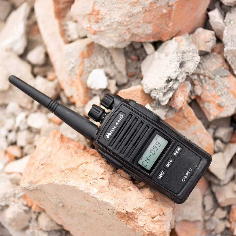 MIDLAND G18 PRO Noise Reduction Function Ricetrasmettitore PMR446