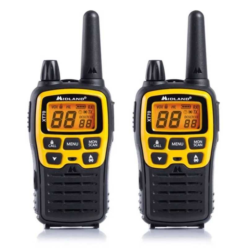 MIDLAND WALKIE TALKIE XT70 Adventure DUAL BAND PMR446/LPD + VALIBOX