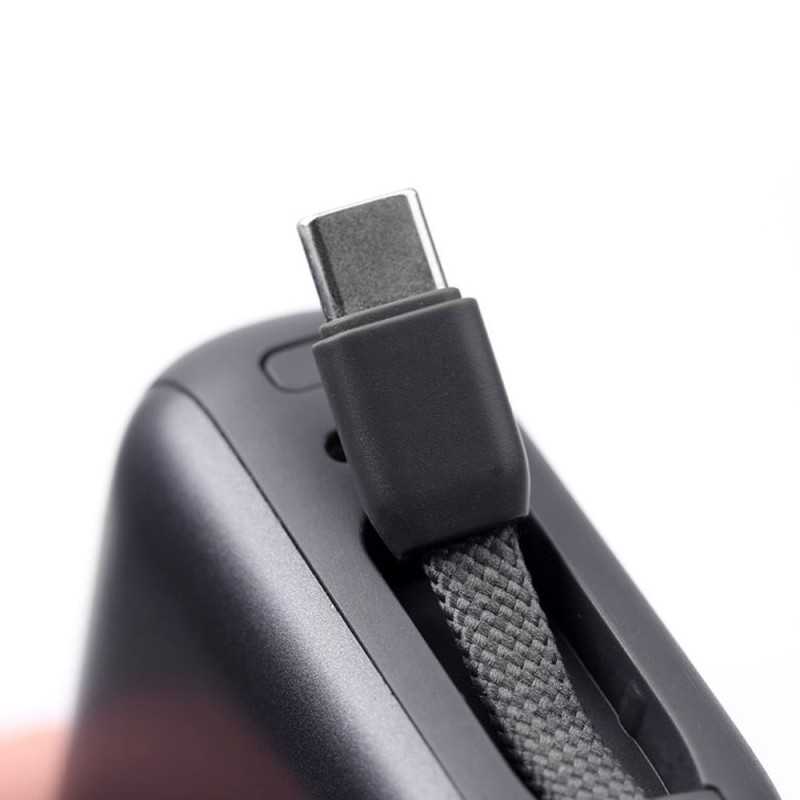 NCC Power Bank AS-181 10000mAh 22.5W Fast Charging Power Bank with Built-in Cables Dark Grey