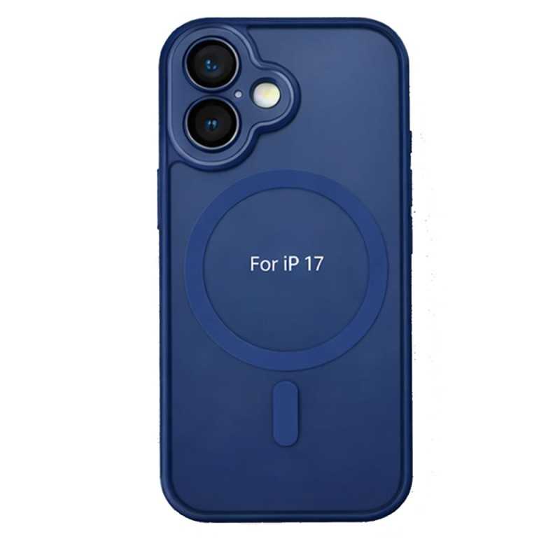 Custodia Protettiva iPhone 17 MagSafe con Protezione Vetro Fotocamera | Dark Blue