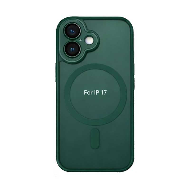 Custodia Protettiva iPhone 17 MagSafe con Protezione Vetro Fotocamera | Dark Green