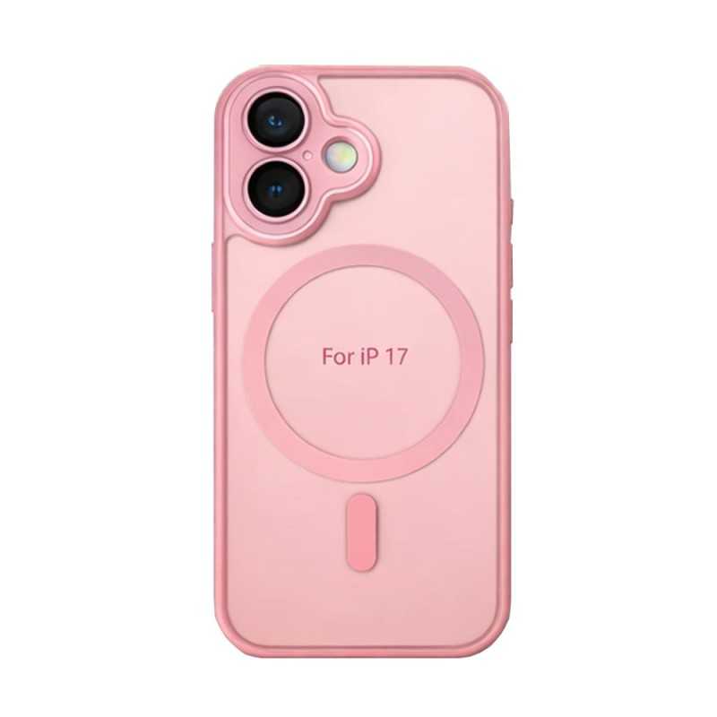 Custodia Protettiva iPhone 17 MagSafe con Protezione Vetro Fotocamera | Pink