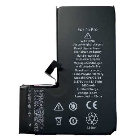 High Capacity Diagnosable Battery for Apple iPhone 15 Pro