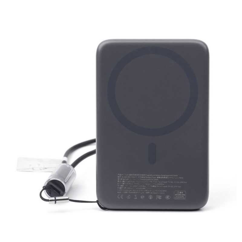 NCC Power Bank 5000mAh Caricabatterie Magnetico MAGSAFE Fast 20W | Nero WS-T192BP