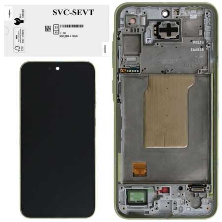 Samsung SERVICE PACK Display LCD ORIGINALE Frame Per Galaxy A35 5G 2024 A