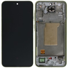 Samsung SERVICE PACK Display LCD ORIGINALE + Frame Per Galaxy A35 5G 2024 A356 | Giallo Lemon (ASMBLD)