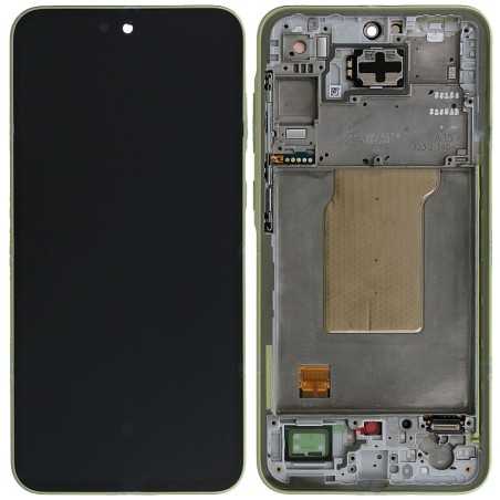 Samsung SERVICE PACK Display LCD ORIGINALE + Frame Per Galaxy A35 5G 2024 A356 | Giallo Lemon (ASMBLD)