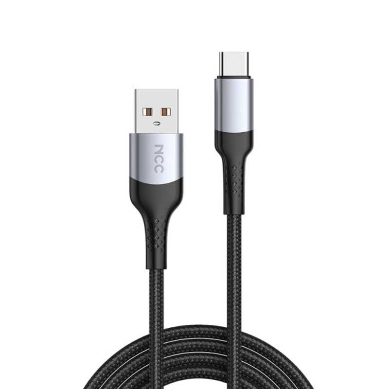 NCC Data Cable D121AC USB-A to USB-C 20W Braided cable + Aluminum shell 1.2M Black NCC Data Cable D121AC USB-A to USB-C 20W Braided cable + Aluminum shell 1.2M Black