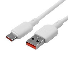 NCC Cable XC-0209 USB-A TO USB-C 22.5W Silicone 1.2M White 