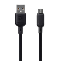 NCC Cable XC-0205 USB-A TO MICRO-USB 18W Silicone Cable 1.2M Black 