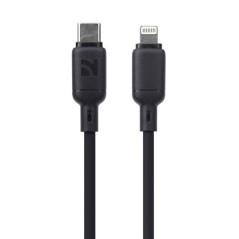 NCC Cable XC-0202 USB-C TO LIGHTNING 36W Silicone Cable | 1.2M Black 