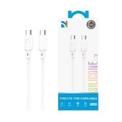 NCC Cable XC-0206 C TO C 65W Silicone Cable 1.2M White-C TO C 65W