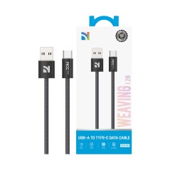 NCC Cavo di Ricarica da USB A a USB C 22 5W Intrecciato XC 0104 1 2M Nero